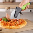thumbnail image 3 of Xecvkr Stainless Steel Pizza Cutter Wheel, Rolling Blade Dough Slicer with Non-Slip Handle, Kitchen Baking Tool, 1 Cutter, 3 of 3