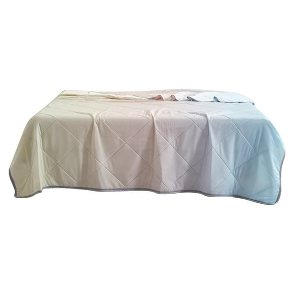 EGNMCR Gradient Cool Summer Blanket With Cool Effect For Conditioning - Machine Washable Cool air conditioning quilt