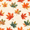 Orange Autumn Leaves, variant on Yayeee 40oz Double-Wall Insulated Stainless Steel Tumbler with Handle Bottle, Green Lemon Leaves
