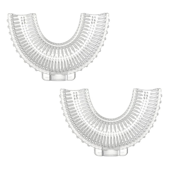 Cepillo de dientes en forma de U para niños, 2 piezas, cepillo de dientes para niños pequeños, cepillo de dientes manual para toda la boca para niños