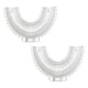thumbnail image 1 of Cepillo de dientes en forma de U para niños, 2 piezas, cepillo de dientes para niños pequeños, cepillo de dientes manual de boca entera para niños, 1 of 5