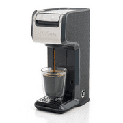 Single Serve K-Cup Pods Coffee Maker, 2 In 1 Coffee Brewer Machine Compatible with Ground & Capsule