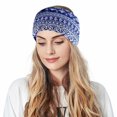 thumbnail image 4 of Charmgo Skincare Headband Clearance, Wide Elastic Headband Ladies Yoga Hijab Exercise Wicking Headband Elastic Non-Slip Headband Knotted Running Headband Boho Headbands for Women M, 4 of 4