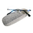 thumbnail image 4 of Men Metal Rimless Anti Blue Clear Lens BIFOCAL Reading Glasses - Computer UV Protection Reader +2.00, 4 of 4