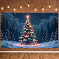 thumbnail image 4 of Decorative Design Christmas Banner Festive Theme Holiday Banner for Christmas Celebration Winter Decoration Indoor Party, 4 of 9