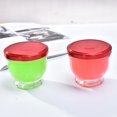 thumbnail image 4 of 4pcs Unique Glass Cup Transparent Yogurt Drinking Cup Simple Pudding Milk Cup for Home Kitchen Restaurant (100ml), 4 of 8