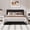Corduroy Black, variant on Bed Frame with Headboard, Fully Platform Upholstered Bed Frame, No Box Spring Needed, Noise-Free, Strong Wooden Slats Support, Easy Assembly