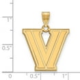 thumbnail image 2 of 14k Gold LogoArt Villanova University Letter V Large Pendant Q4Y003VIL, 2 of 4