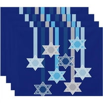 Holiday Essence Shooting Stars Geometric Print Placemat