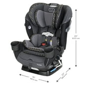 Evenflo All4One All-In-One Convertible Car Seat with SensorSafe (Knight Gold)