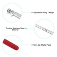 thumbnail image 4 of Unique Bargains 1.2M/4ft Telescopic Handheld Flagpoles, 4Pcs Teachers Pointer Stick Red, 4 of 7