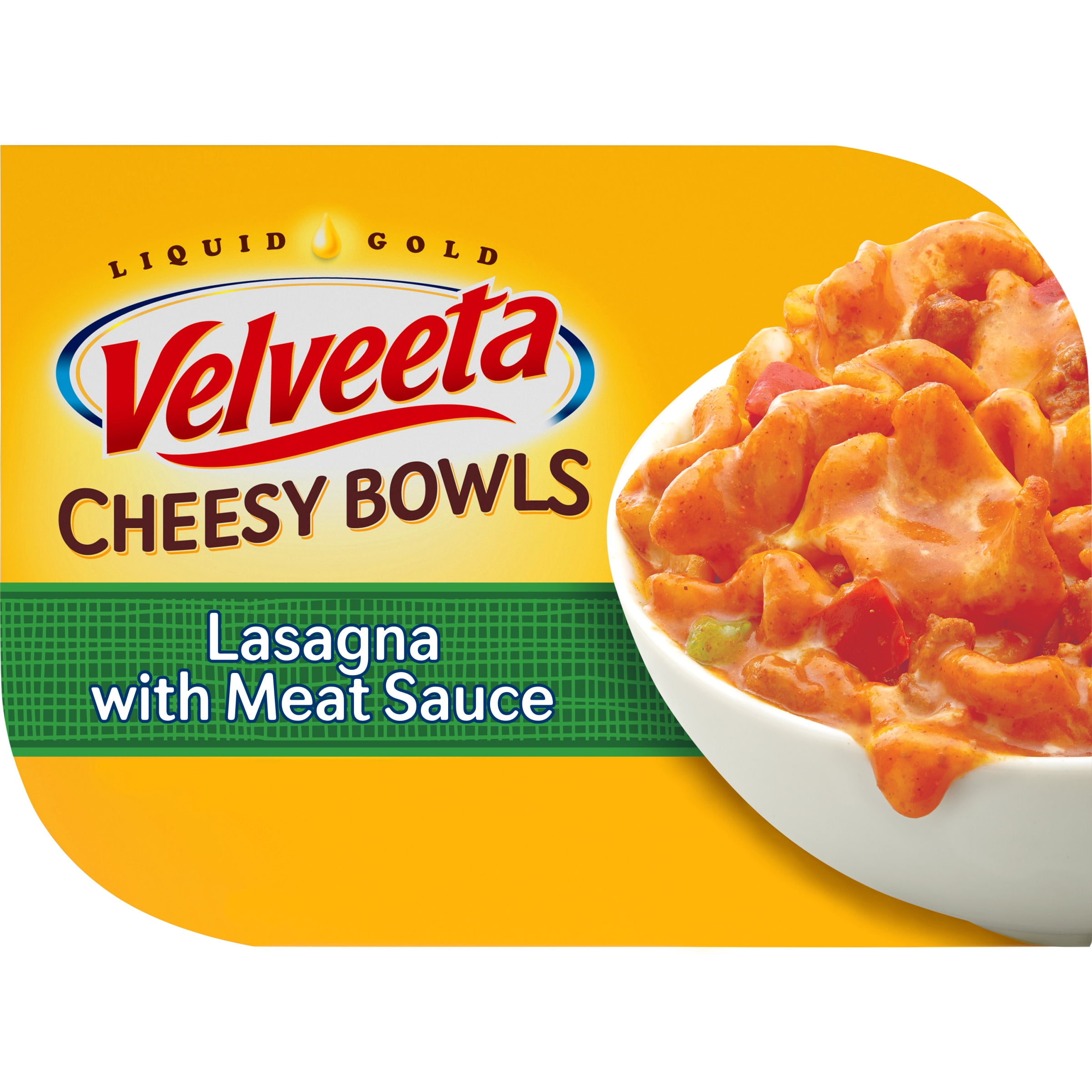 Velveeta Cheesy Bowls Lasagna with Meat Sauce Microwave Meal, 9 oz Tray
