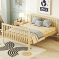 thumbnail image 4 of Convertible Crib/Full Size Bed with Changing Table, Natural, 4 of 17