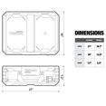 thumbnail image 3 of – StackTech Lockable Tool Box, Modular Storage with Auto-Locking System, IP65 Protection & Accessory Rails (TB-B1-B-30), 3 of 9