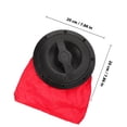 thumbnail image 2 of OULII Lot de 1 Housse de Trappe de Kayak pour Protection de la Vie Privée et Imperméabilisation Rond Noir ABS 7.9x7.9x9.8in, 2 of 7