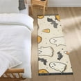thumbnail image 3 of Yayeee Runner Rug for Bedroom 2'x6' Machine Washable Hallway Non Slip Mat, Halloween Cute Ghosts, 3 of 8