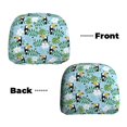 thumbnail image 3 of 2 PCS Car Headrest Cover, Exotic bird toucan Soft Car Seat Head Rest Cover Protector Interior Car Accessories Seat Covers for Cars Truck Auto Only Covers, 3 of 8
