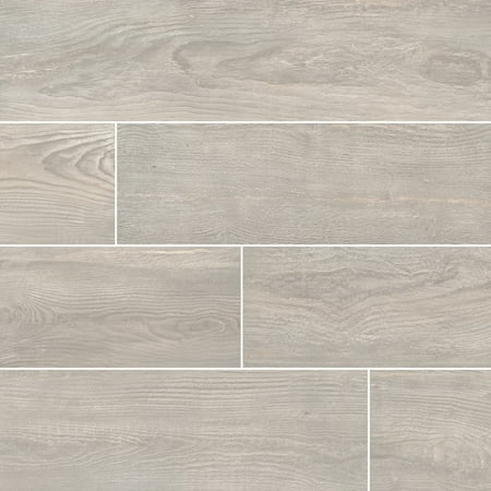 Caldera Grigia 8 in. x 47 in. Glazed Porcelain Floor and Wall Tile (15.67 sq. ft. / case)