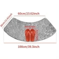 thumbnail image 4 of Alfombrilla de ducha curva Leke, lavable, curva y antideslizante para baño., 4 of 6