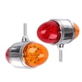 thumbnail image 2 of Riwesomey Luces de sandía de doble cara ámbar/rojo, furgoneta para remolques de camiones, luces de posición lateral, 2 piezas, 2 uds. Bombillas para automóviles, 2 of 6