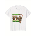 thumbnail image 1 of Bigfoot Grabbed my weiner - men's T-shirt Cotton Menswear Tshirt Top Crewneck Casual Shorts Black Streetwear graphic tees men gifts baggy clothes black shirt sluggy tee, 1 of 6