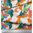 thumbnail image 3 of Soimoi Tissu Poly Georgette Camouflage Multicolore Imprimé au Mètre 52 Pouces de Large, 3 of 3