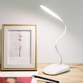 thumbnail image 3 of DEEPLITE LED Desk Lamp With Flexible Gooseneck 3 Brightness Battery Operated Table Lamp 5W Control Compact Portable Lamp For Dorm Study Bedroom Wolf Lamp Star Roof Lights for Car Solar System, 3 of 3