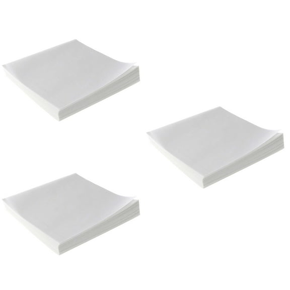 3 Pack Paper for Scale Balance Dish Sample Weighing Square White