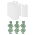 thumbnail image 1 of segolike 50Pcs Table Name Cards Blank Elegant for Business Banquets Hanging Gift Tags green, 1 of 7