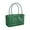 Green, variant on Trendy Mesh Pattern Handheld Purse PVC Construction Handbag Beach Bag Great For Picnics And Outdoor Activities