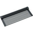 thumbnail image 1 of Kraus KRM-11DG Multipurpose Over Sink Roll-Up Dish Drying Rack - Dark Grey, 1 of 2