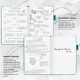 thumbnail image 7 of Clever Fox Planner Daily Premium Edition - Undated Luxurious Daily Planner with Hourly Schedule, Personal Organizer, Productivity & Goal Journal, Start Anytime, A5-sized, Lasts 6 Months - Viridian, 7 of 7