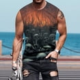 thumbnail image 4 of adaychics Skull Tank Top Men Crew Neck Casual Sleeveless T Shirts Gothic Skull Graphic Muscle Tees for Exercise Daily, 4 of 7