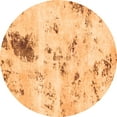 thumbnail image 1 of Ahgly Company Indoor Round Solid Orange Modern Area Rugs, 8' Round, 1 of 4