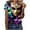 Multicolor-Blouses, variant on Jsaierl Womens Mardi Gras Tshirts Cute Carnival Themed Mask Graphic Tees Loose Fit Short Sleeve T Shirts Blouses Dressy Casual Crewneck Party Tops