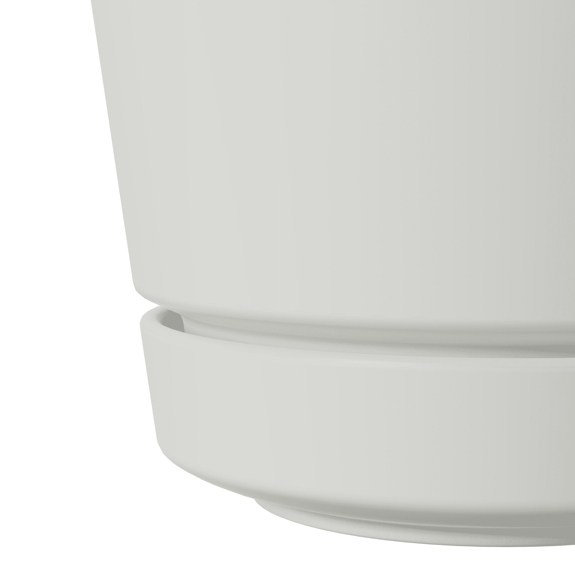 Mainstays Core 8.6" x 8.6" x 7.6" Round Vanilla Dream Plastic Planter