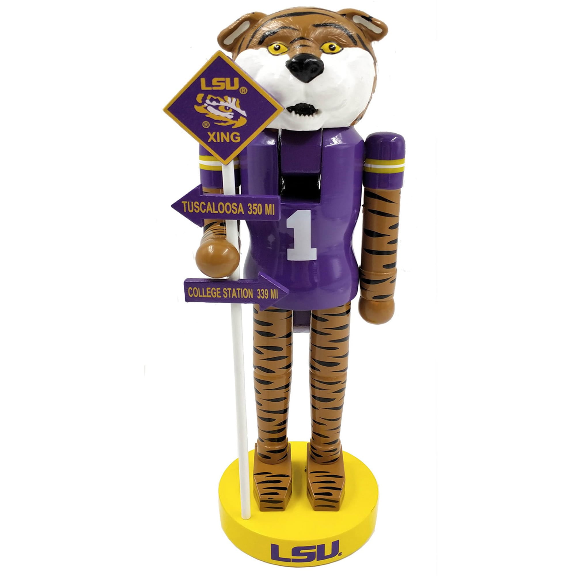 Lsu Tigers 12 Rivalry Nutcracker Gold Purple Walmart Com Walmart Com