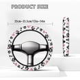 thumbnail image 5 of ZUXONGSY Dog Paw Golf Cart Steering Wheel Cover Heart Pattern Auto Wheel Cover Warm in Winter Cool in Summer Club Car Steering Wheel Cover Anti Slip Steering Wheel Cover for Pet Lover, 5 of 7