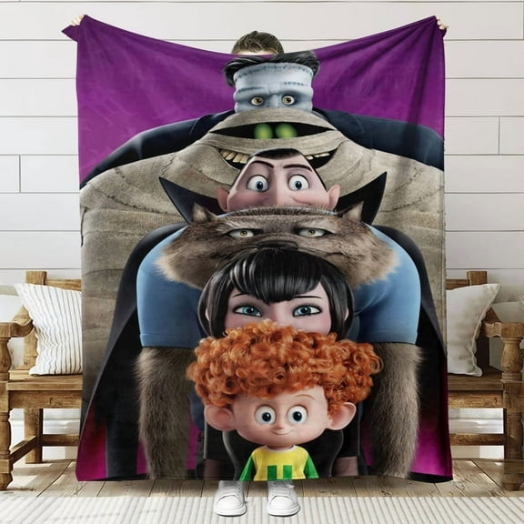 hotel transylvania Throw Blanket Gifts for Fans Lover Girls Boys Women Present Hoodie Him Bed 60"x80"