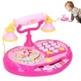 thumbnail image 3 of Teléfono Vintage Para Niños, Juguete Educativo, Superficie Lisa De Plástico Confiable Para Bebés De Cumpleaños, 3 of 7