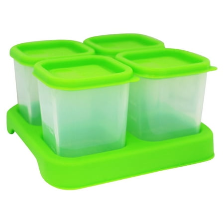 - Green Sprouts - Fresh Baby Food Unbreakable Cubes 4 oz. Green - 4 Pack