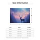 thumbnail image 5 of Fotbe Night Sky Elk Manta de Franela con Estampado, Manta Ultrasuave para Cama, Sofá, Auto, Hipoalergénica y Antibolitas-60"x50", 5 of 6