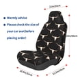 thumbnail image 2 of Lsque Western Cowboy Pattern Car Seat Covers for Front Seats , Waterproof Seat Covers for Cars, Sporty Front Seat Covers,Car Seat Cover Protector Front Seats, 2 of 5