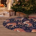 thumbnail image 6 of Sikiie Leopard Print 30-48 inches {designName} Print Christmas Tree Skirt Snowman Xmas Tree Skirt with Edge Christmas Decorations for Holiday Party48", 6 of 7