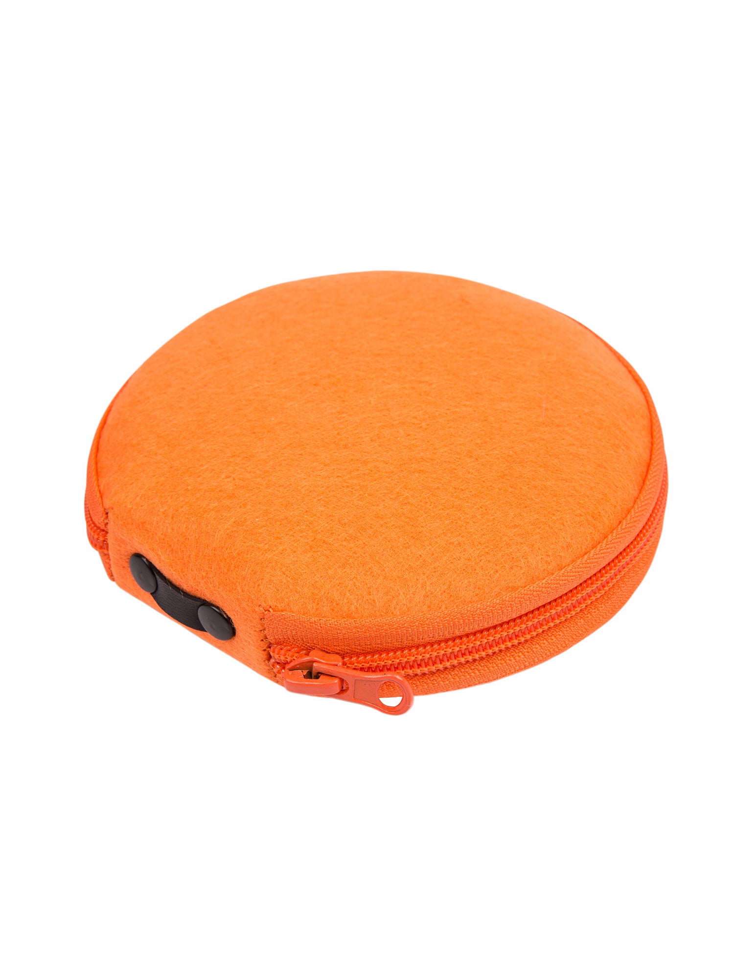Portable 20 Capacity CD Storage Case Bag,VCD/ DVD Disc Holder Small Album Box,Orange