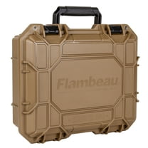 Flambeau Outdoors, Zerust Range Locker HD Pistol Case, Tan, 1 Piece, 19 inches, 1312ZRSN, Plastic