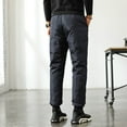 thumbnail image 7 of YUELONGHU Adult Men Casual Pants Kaki Pants for Men Men Inside and Outside Wear Cold Warm Thick High Waist Loose Large Size Elastic Pants, 7 of 7