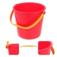 thumbnail image 3 of Red Plastic Storage Bucket with Handle for Versatile Play and Practical Use 2pcs, 3 of 6