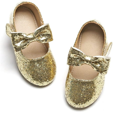 

Toddler Little Girl Dress Shoes - Girl Mary Jane Flats Party School Wedding