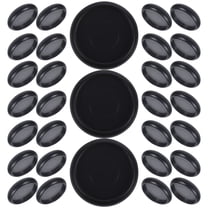 44 Pcs Arc Discs Book Binding Black Binder Buckle Office